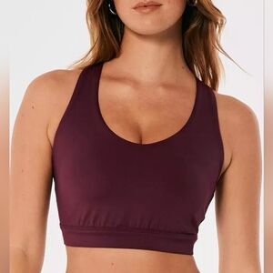 Hollister Gilly Hicks Active Energize Sports Bra Top in Burgandy, Adult XS, EUC
